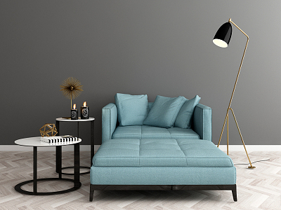 Nordic Single Sofa Simple model