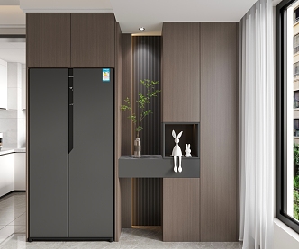 Entrance Cabinet Wine Cabinet Decorative Cabinet Refrigerator Cabinet Narrow Entrance Cabinet 3d model