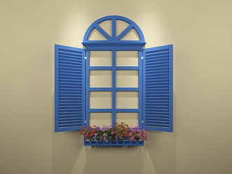 pastoral shutters windows 3d model