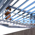 Industrial Equipment Metal Frame Structure With Precise Measurement Dimensions