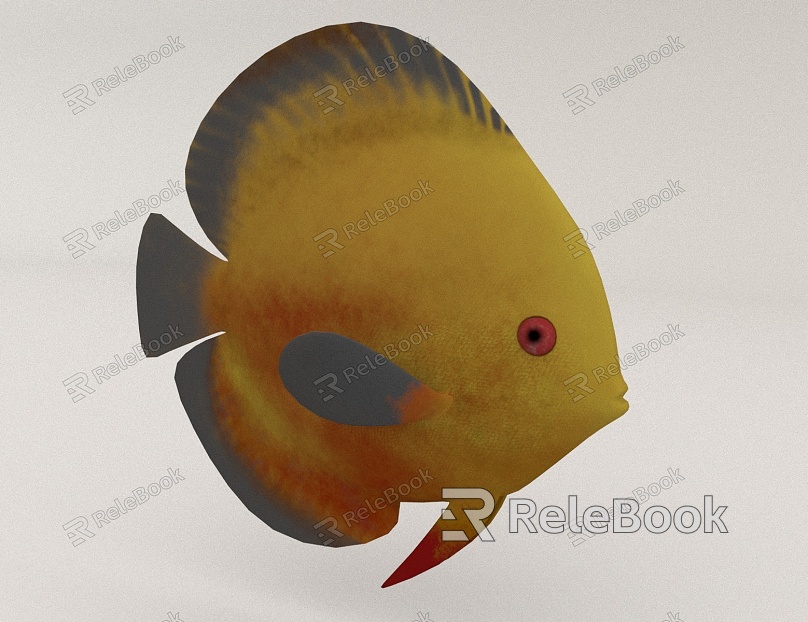 Goldfish Ornamental Fish model