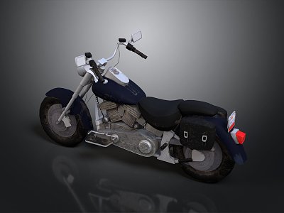 Motorcycle Two-wheeled Motorcycle Cross-country Motorcycle Road Race Motorcycle Motor Vehicle Transport 3d model