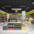 Modern Supermarket 3d model