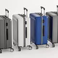 Stylish Suitcases In Multiple Colors With Telescopic Handles And Spinner Wheels