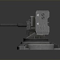 laser tower turret turntable sci-fi tower defense game tower defense sci-fi turret game turret game turret 3d model