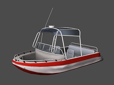 Modern Speedboat Realistic Speedboat model