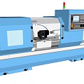 Machine tool CNC machine tool lathe small cnc lathe automatic drilling and milling machine assembly line lathe precision cutting lathe 3d model