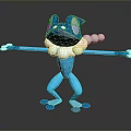 Frog Poison Frog Game Frog Reptile Cold Blooded Animal Reptile 3d model