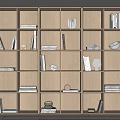 Bookshelf display rack 3d model