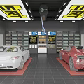 Shaya County Car Maintenance Center With SRT Logo And Storefront