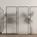 Glass partition 3d model