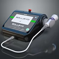 Sollevo Household Device Featuring Black Main Unit Display Screen And Handheld Tool
