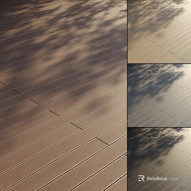 Architectural Metal Components With Textured Surface And Natural Shadow Patterns 3d model 