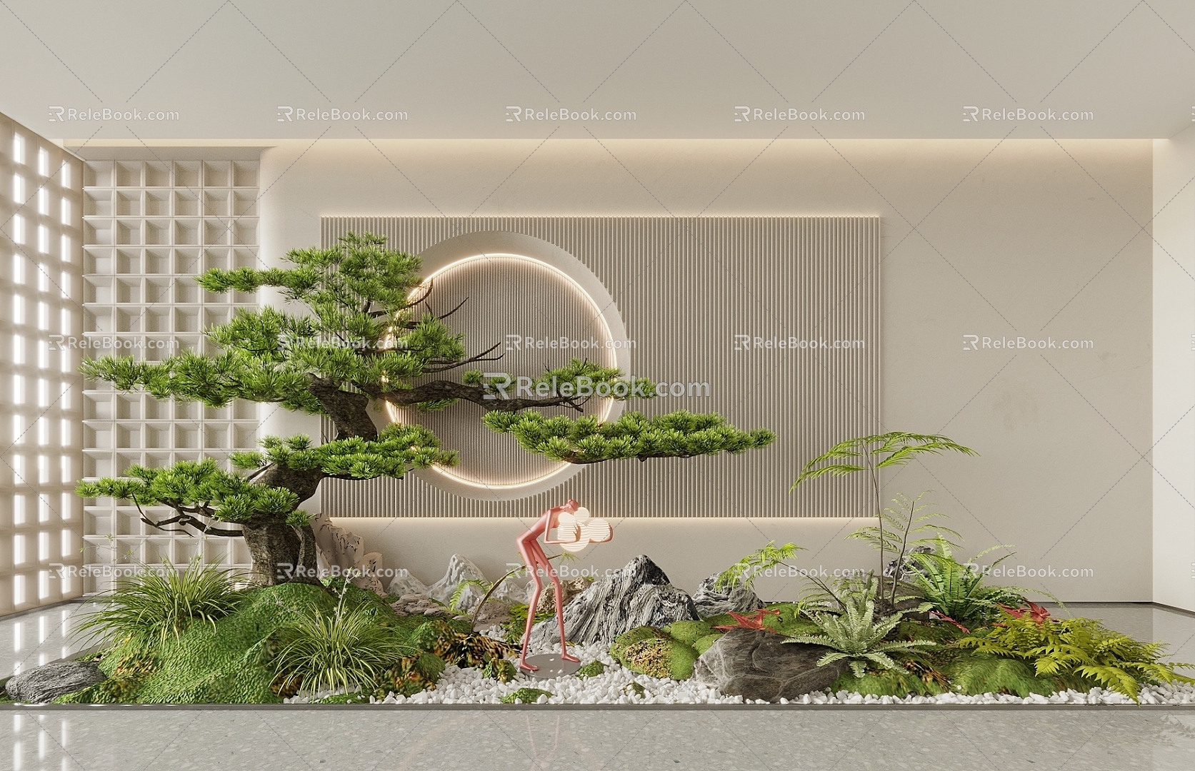 Garden landscape landscape landscape sketch courtyard landscape stone courtyard sketch landscape tree 3d model