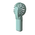 Light Blue Handheld Air Conditioner Fan Portable Rechargeable Personal Cooling Device