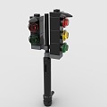 LEGO toy blocks traffic lights traffic lights 3d model