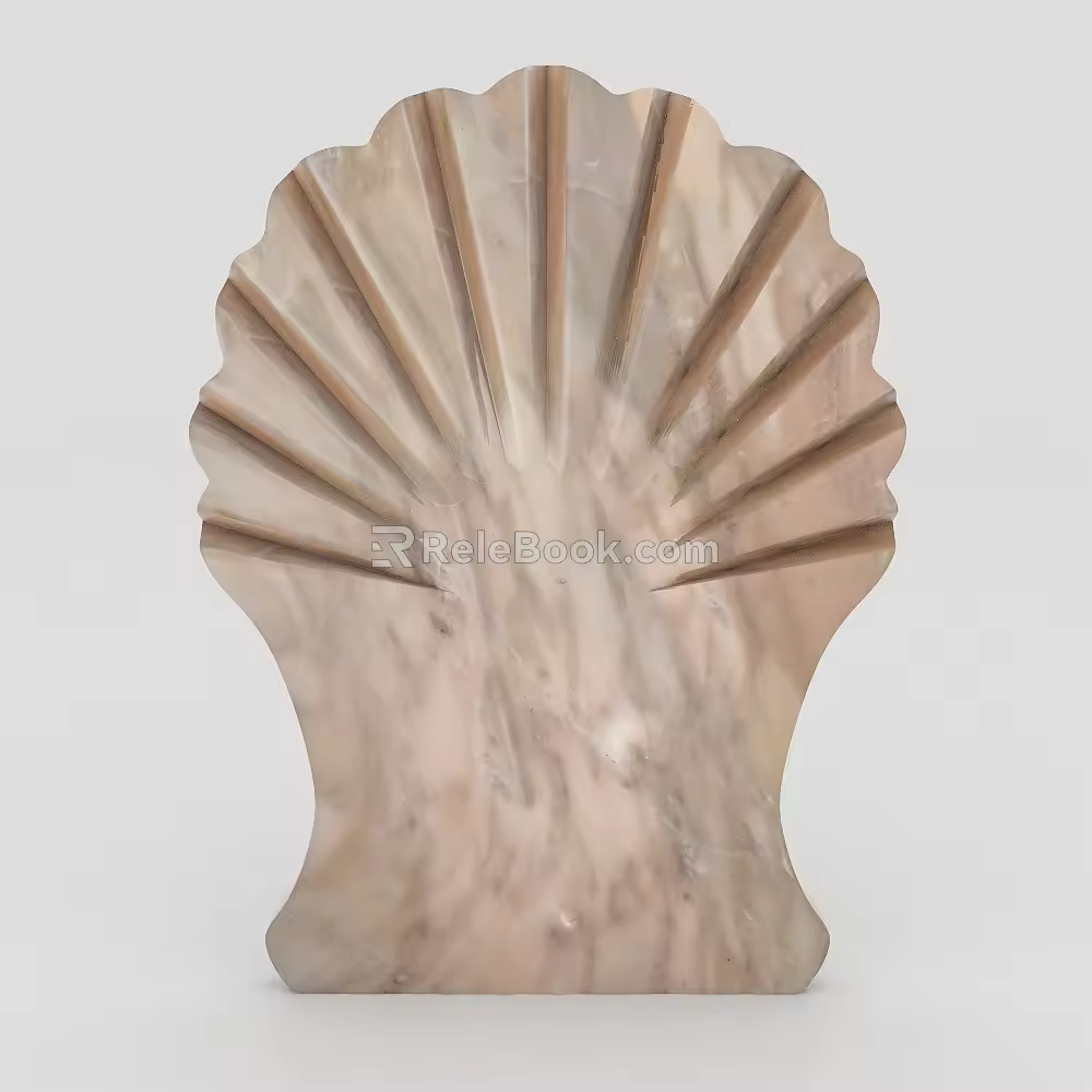carved shell carved 3d model