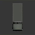 Green Military Truck With Open Cargo Bed And Multiple Wheels 3D Render View
