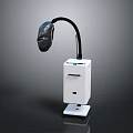 Modern Professional Equipment With White Main Body Flexible Black Arm Black Head And Stable Base