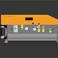 Efficient Compact Household Living Essential With Yellow Cover Gray Body Control Panel And Valves