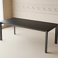 Modern Dining Table Desk Tea Table 3d model