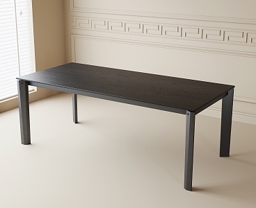 Modern Dining Table Desk Tea Table 3d model