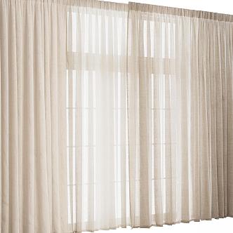 Modern Curtains 3d model