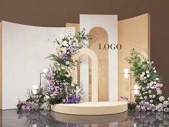 Modern Meichen Thai Wedding 3d model