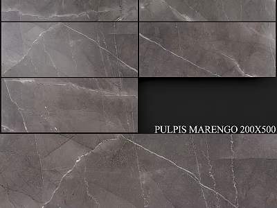 PULPIS MARENGO 200X500 Gray Marble Texture Building Components For Interior Design 3d model