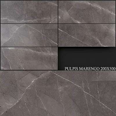 PULPIS MARENGO 200X500 Gray Marble Texture Building Components For Interior Design 3d model