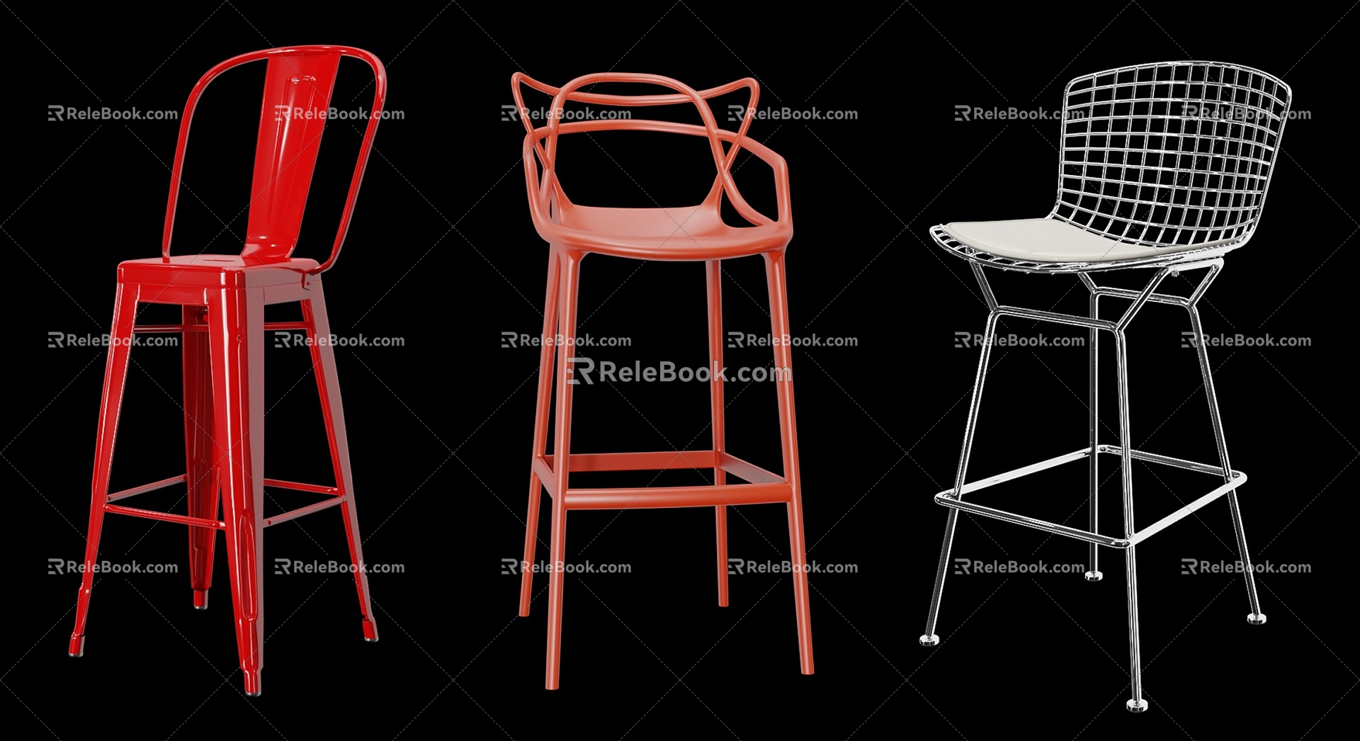 Bar Chair Bar Chair Fashion Bar Chair Hollow Bar Chair Iron Bar Chair Red Bar Chair model