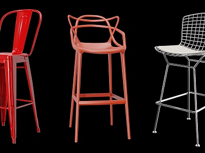 Bar Chair Bar Chair Fashion Bar Chair Hollow Bar Chair Iron Bar Chair Red Bar Chair model