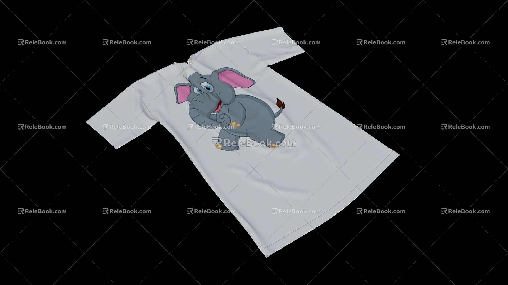 T-shirt clothing clothing short sleeve 3d model