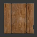 Handcrafted Rustic Wooden Stool Featuring Square Top And Crossed Legs With Natural Wood Grain