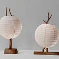 Small table lamp bedside lamp 3d model