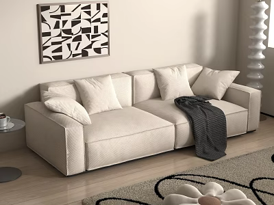 Double sofa 3d model