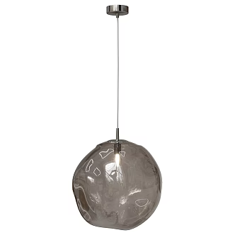 Saxa modern gray chandelier 18w 3d model