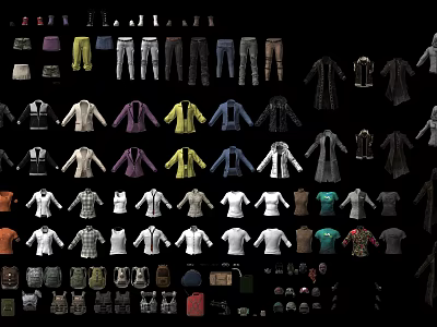 Modern Clothes Jedi Survival Suit 3d model