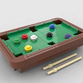 Lego Toy Billiard Table Billiard Table 3d model