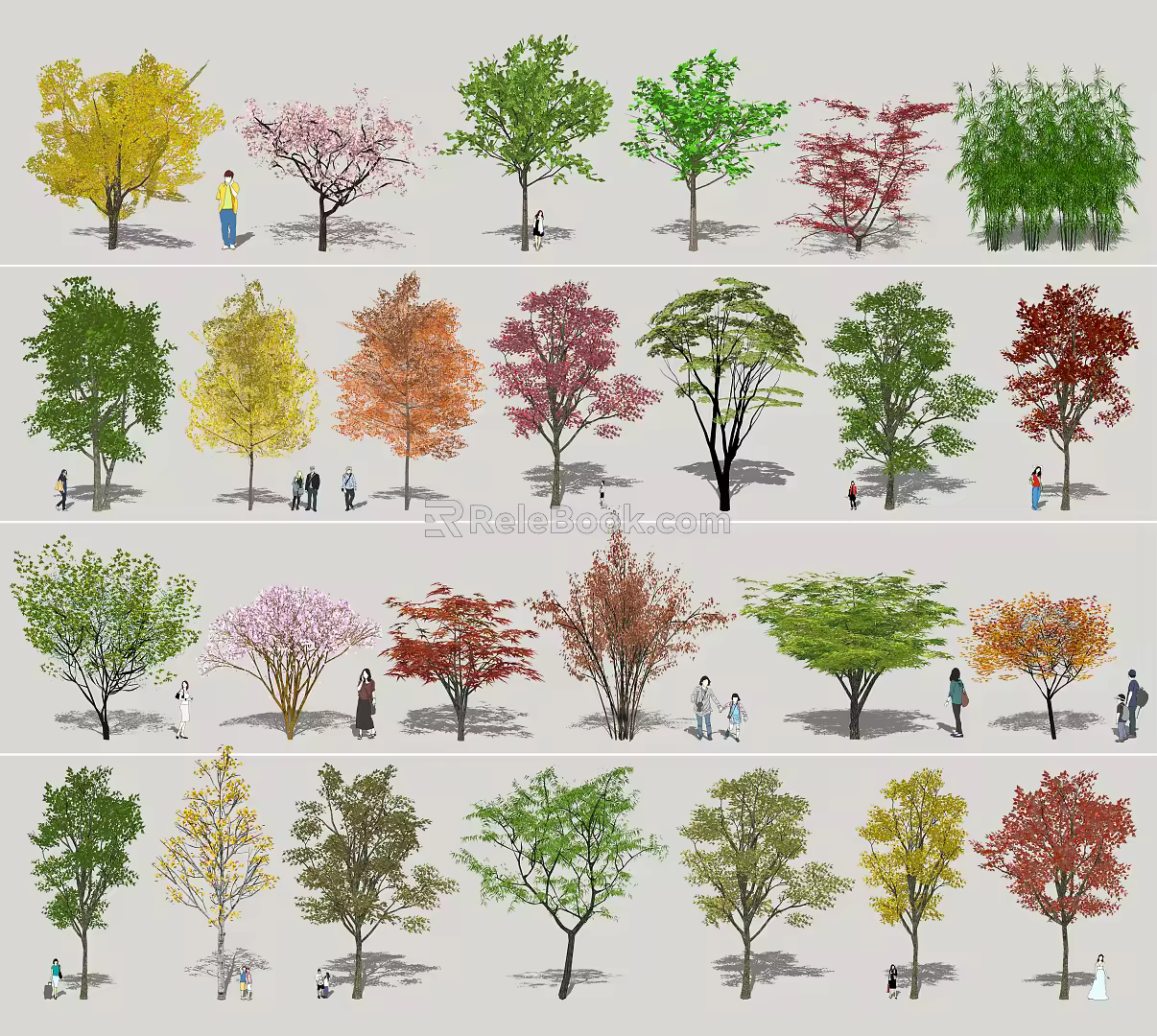 Modern Tree Landscape Tree 3d model