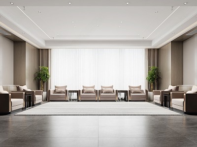 Modern Reception Room VIP Room model