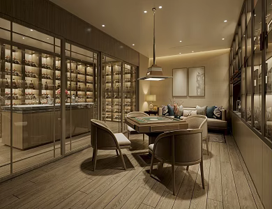 New Chinese Wine Cellar 3d model