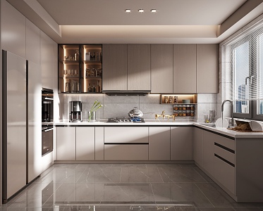 Modern Kitchen 3d model