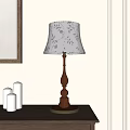 Table Lamp Antique Table Lamp 3d model