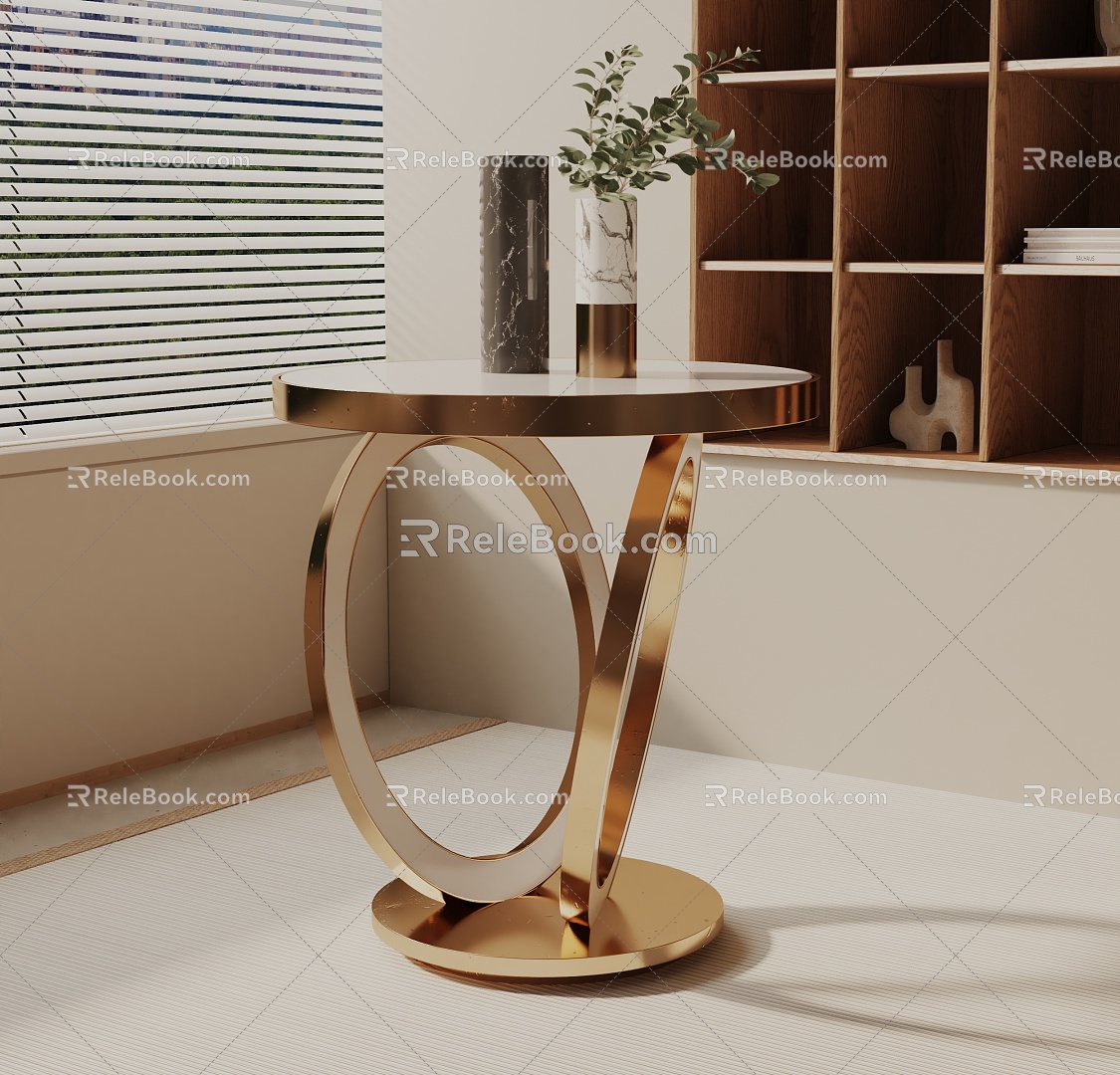 Modern Bedside Cabinet 3d model