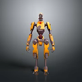 Robot Assistant Small Robot Butler Robot Butler Figure Game Figure 3d model
