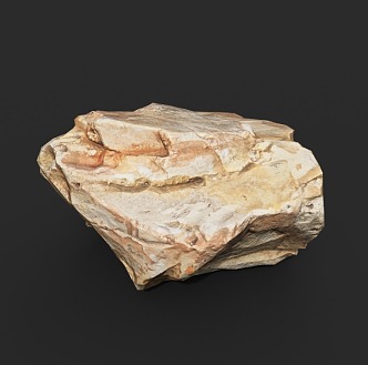 Rock Block Stone Natural Landscape 3d model