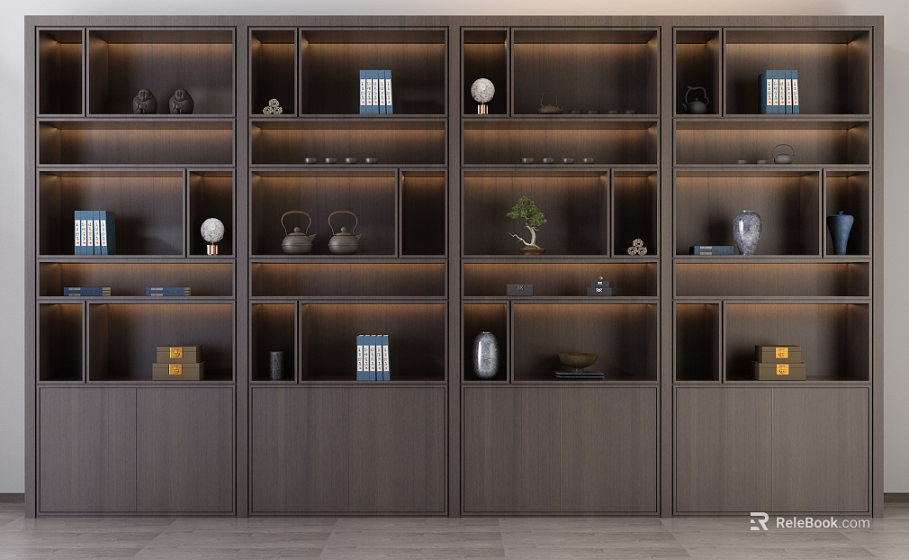New Chinese Bookcase texture