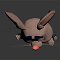 Animated Mouse Character With Big Ears Blue Coat Yellow Vest Red Tie And Math Symbols