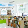 Vibrant Children's Book Art Room With Tree Animal Murals Bookshelves And Green Chairs